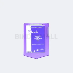 Clipboard magnetic mini Bambi Gull Warna Fluoro Purple