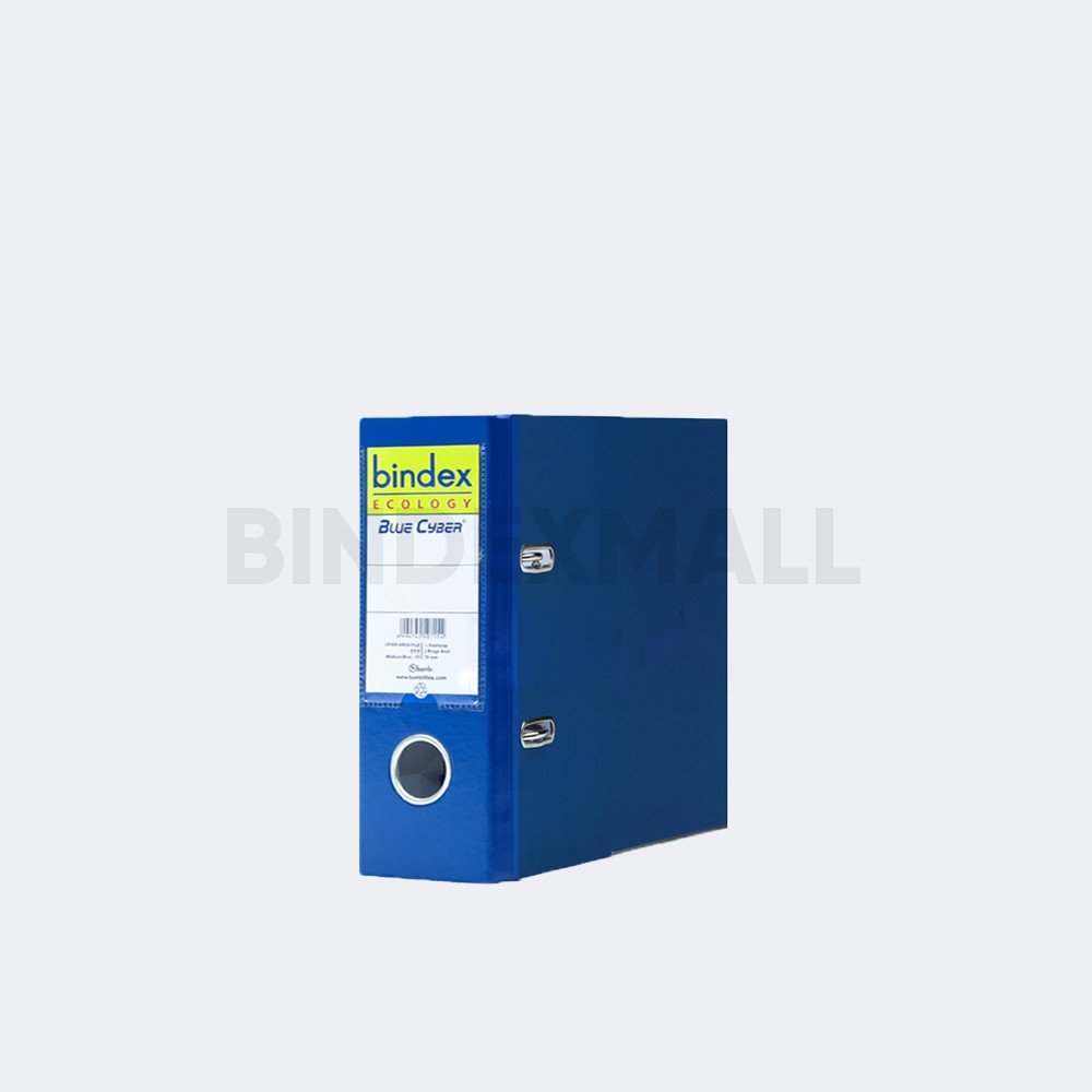 Bindex Ecology Lever Arch File Ordner Voucher All Color Jumbo Size 75 mm Original Ordner file Bindex Ecology 75mm voucher size dengan mekanik Blue Cyber warna hitam dan biru