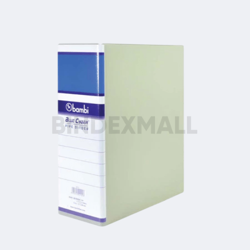BINDEX MALL - 1178 Bambi Pipe Binder A4 JUMBO SIZE 80 mm With Full Spine 4 Colour Labels 1178