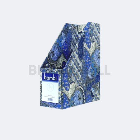 BINDEXMALL - 1033BT Bambi Box File Magazine Edisi Premium Kain Batik Asli Super Big Size 115 mm Original - Gambar 1