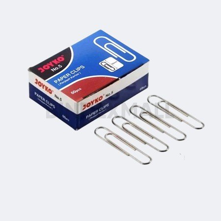 Joyko Klip Kertas / Penjepit Kertas / Paper Clip Trigonal No.5 Joyko Klip Kertas / Penjepit Kertas / Paper Clip Trigonal No.5