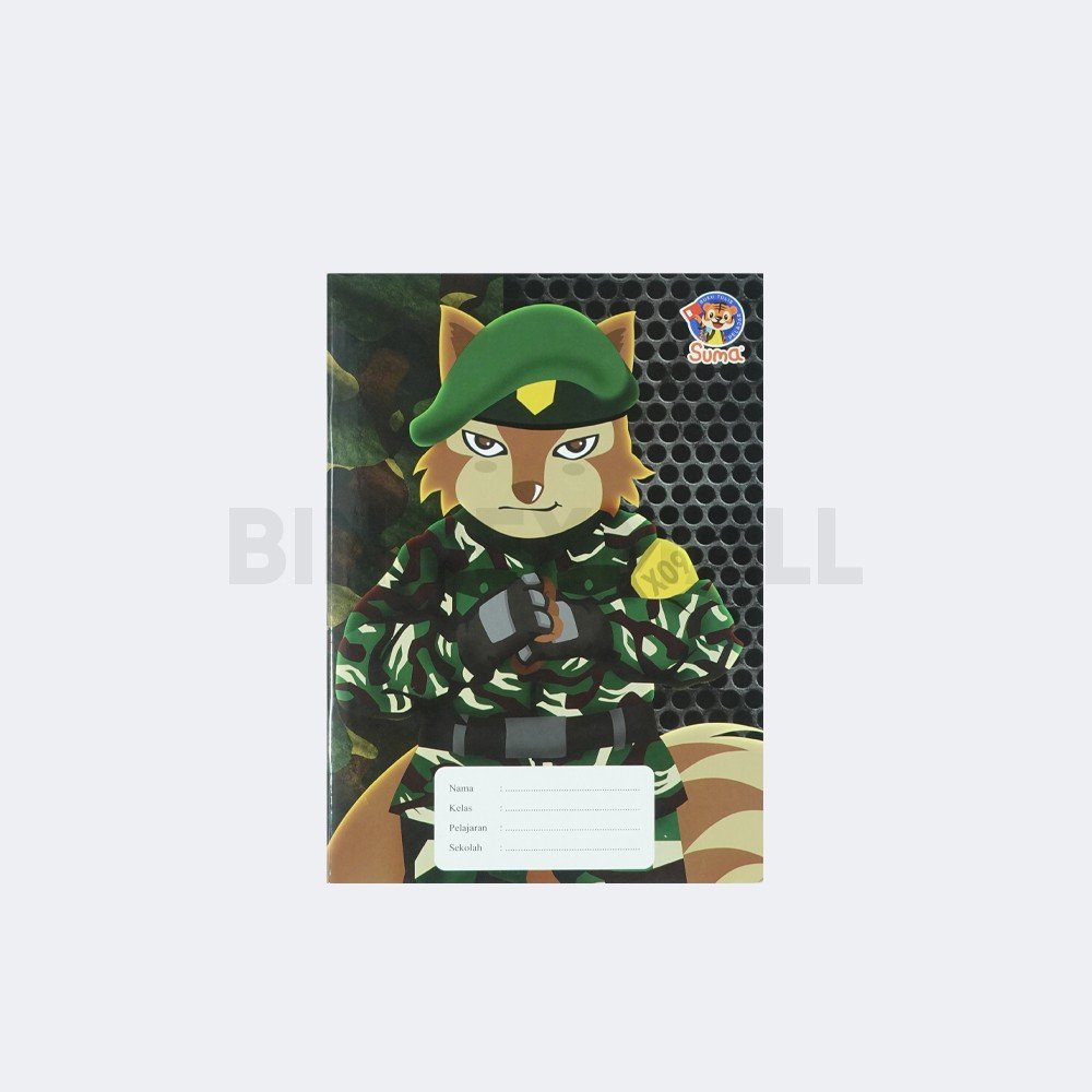 BINDEX MALL - BUKU TULIS SUMA PROFESI 38 Lbr -70 gr - A Bambi x Suma Buku Tulis Profesi Army Isi 38 Lembar 70 Gram Original