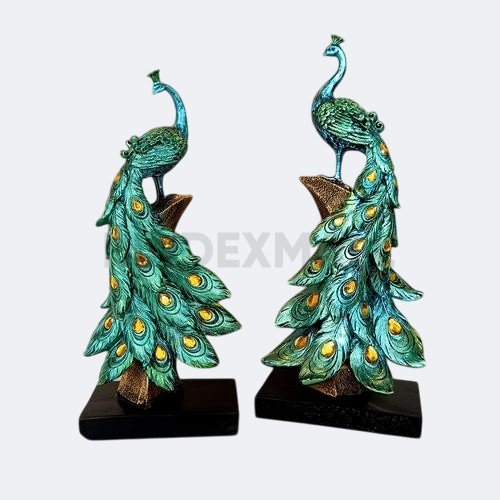 Hancraft Dekorasi Pajangan Peacock Statue Ornament Figurine Decoration Hancraft Dekorasi Pajangan Peacock Statue Ornament Figurine Decoration