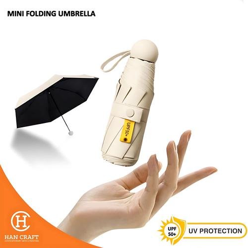 Payung Lipat Mini Folding Umbrella UV Protection With Capsule Box Hancraft Payung Lipat Mini Folding Umbrella UV Protection With Capsule Box - Gambar 1