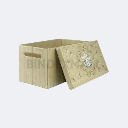 BINDEXMALL-213008 Bambi Storage Box Tipe Gift Box Large Edisi Christmas 2024 Cream Wood Original - Gambar 1
