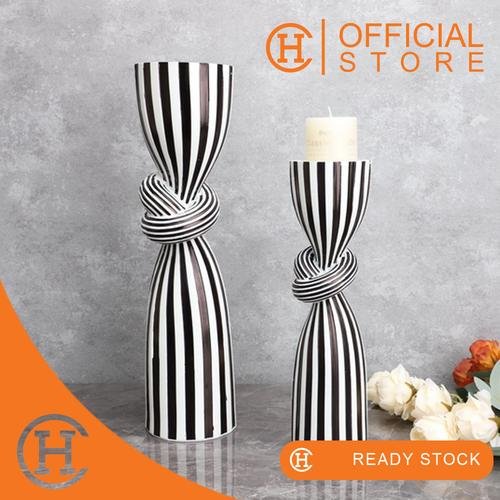 Dekorasi Pajangan Black & White Stripes Creative Ornaments Dekorasi Pajangan Black & White Stripes Creative Ornaments