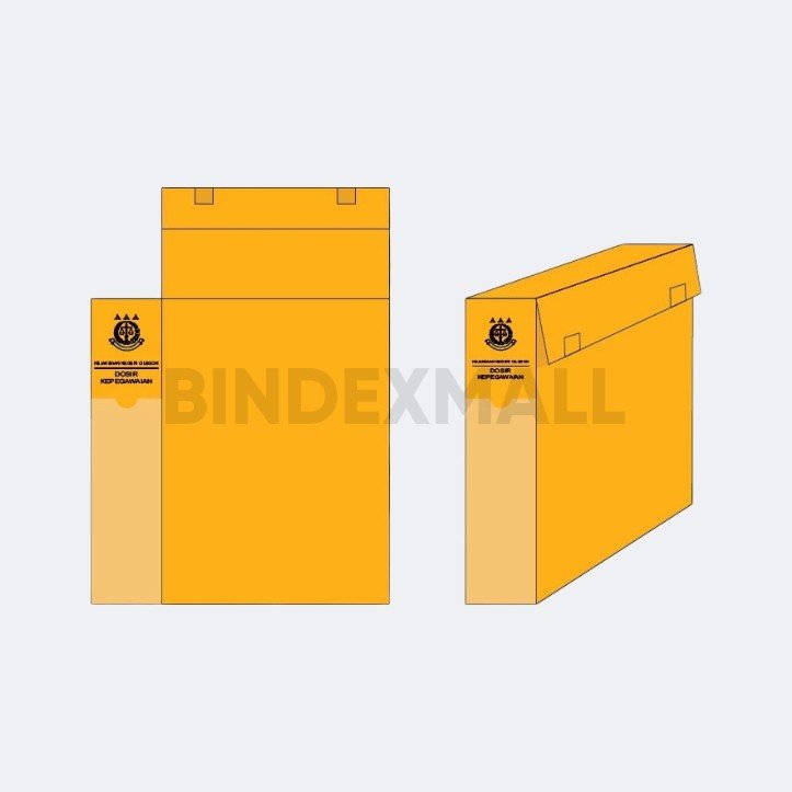 bindexmall-box-dorsir Box dosir kepegawaian kejaksaan agung RI custom dengan sablon logo
