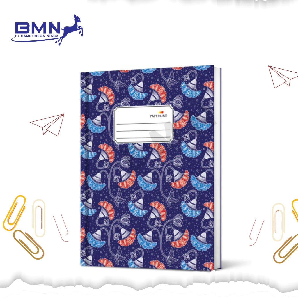 Paperline Buku Jurnal Harian 1 Buku kas Paperline quarto 100 lembar original untuk pencatatan keuangan harian