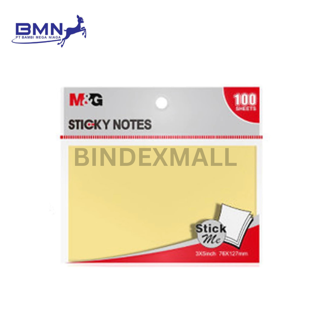 M&G Sticky Note 76 x 217mm 1 Sticky notes panjang M&G ukuran 76x217mm format vertikal dengan ruang luas untuk to-do list dan catatan detail