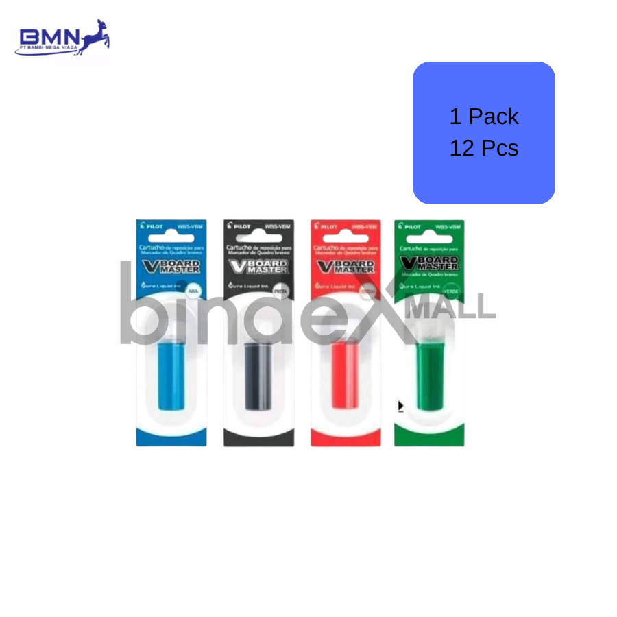 Refill pilot V whiteboard 1 Dus 12 Pcs refill pilot V whiteboard paket grosir