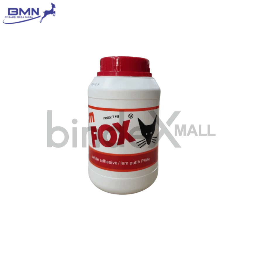 Lem FOX 1 KG Lem FOX 1 Kg Putih PVAc Serbaguna Kemasan Jumbo Original