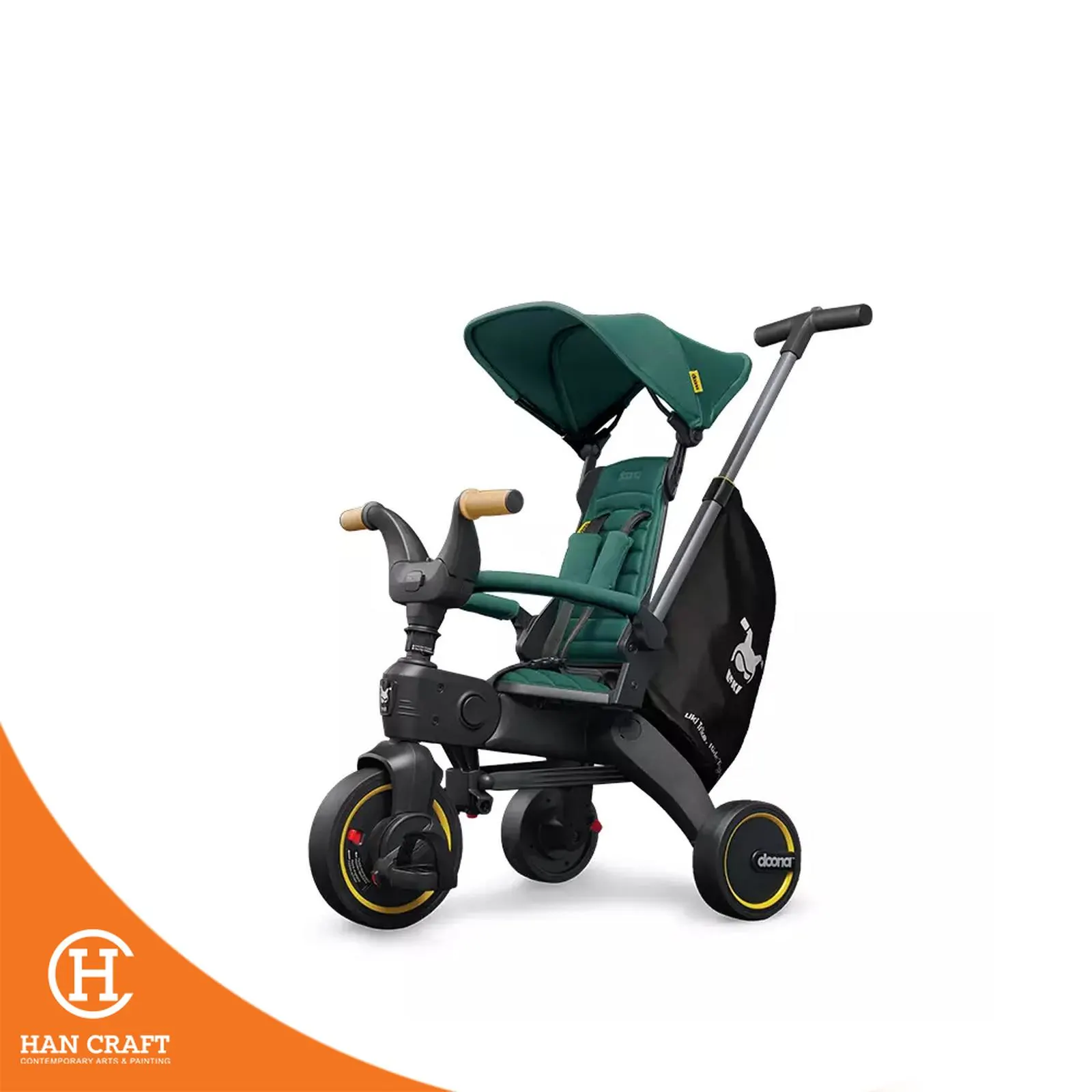 pev6ugtqavja8tyvmzjl Doona Liki Trike S5 - Sepeda Dorong Anak Roda Tiga Tricycle ( Preloved )- Racing Green