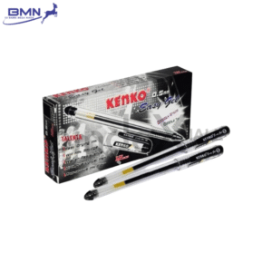 Kenko Pulpen Gel hitam tinta gel pekat 0.5mm cepat kering lancar untuk sekolah dan kantor