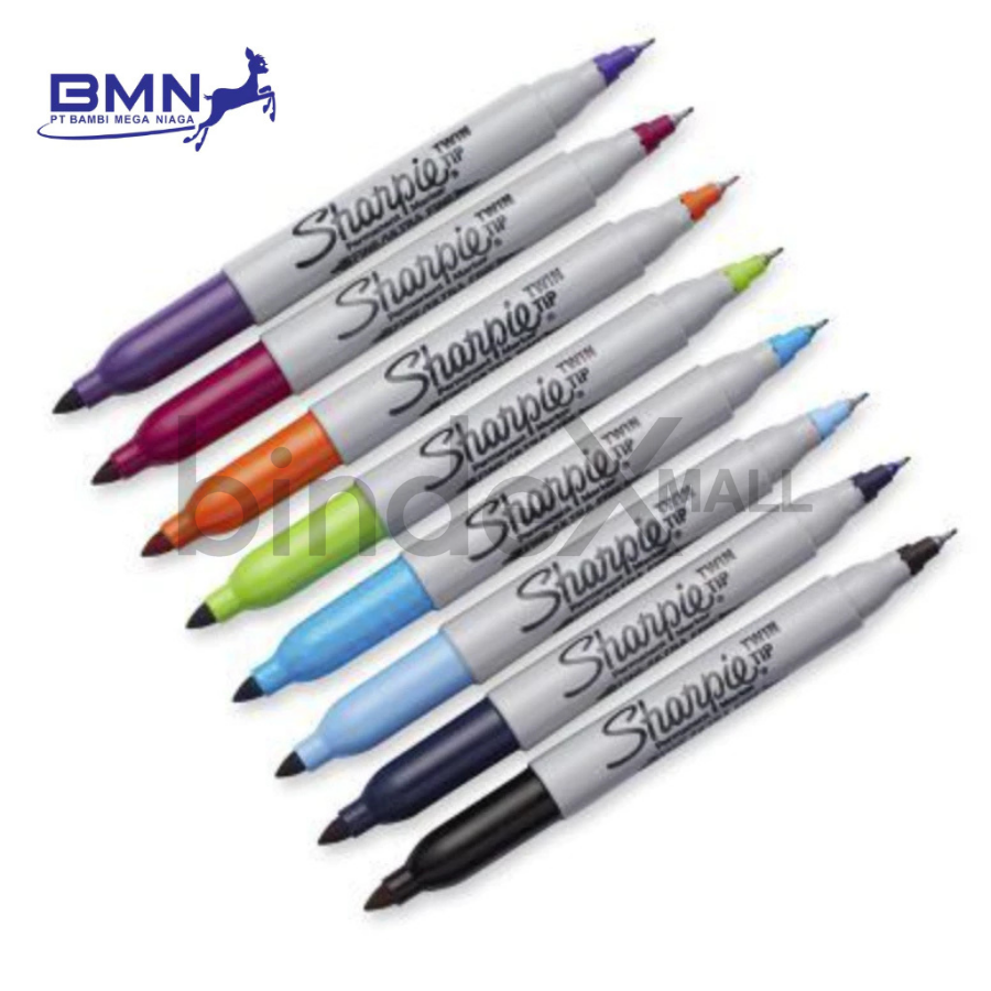 Sharpie Double Twin Tip Sharpie Double Twin Tip Permanent Marker Fine Ultra Fine Tinta Permanen Anti Air Original